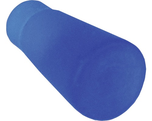 Bouton de meuble plastique bleu ØxH 17/23 mm