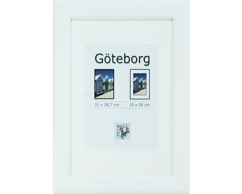 Bilderrahmen Holz Göteborg weiß 21x29,7 cm (DIN A4)