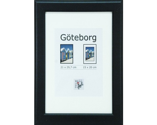 Bilderrahmen Holz Göteborg schwarz 21x29,7 cm (DIN A4)