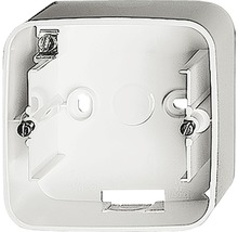 Boîtier en saillie simple pour inserts Busch-Jaeger 1701-214 Reflex QD blanc alpin-thumb-0