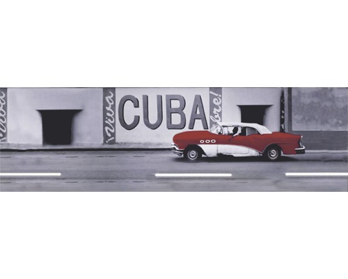 Miroir sérigraphié Streets of Cuba 140x50 cm