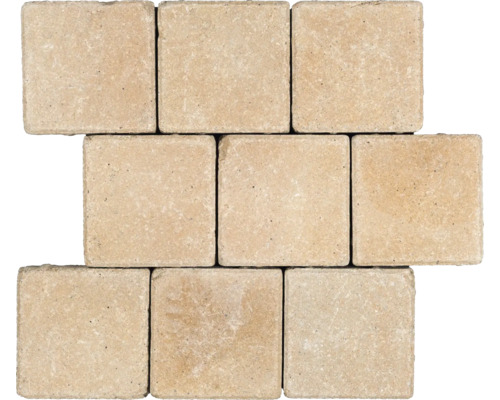 Quadratische Pflastersteine aus Beton