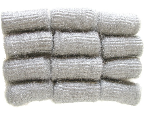 Pads de laine d'acier 12 unités