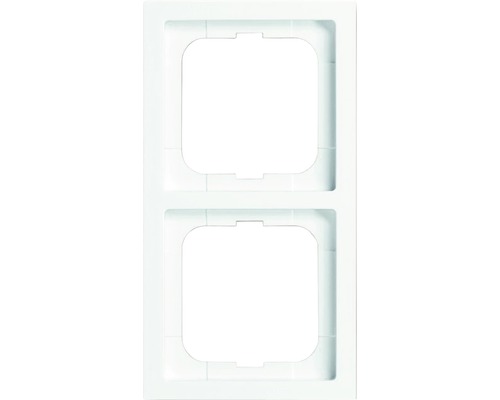 Plaque d'interrupteur double Busch-Jaeger 1722-184K Future Linear blanc studio