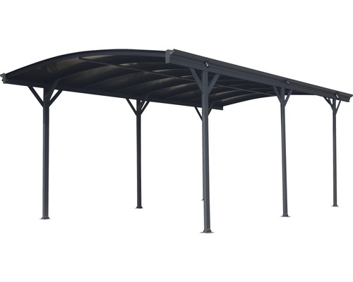 Freistehendes Carport mit Stahlrahmen und Dach