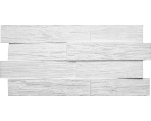 Creativpaneel Wood weiß 50 x 23,5 cm 5 Stk.