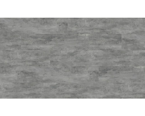 Sol vinyle gris aspect planches.