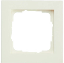 Plaque d'interrupteur simple encadrement Gira E2 blanc pur mate-thumb-0
