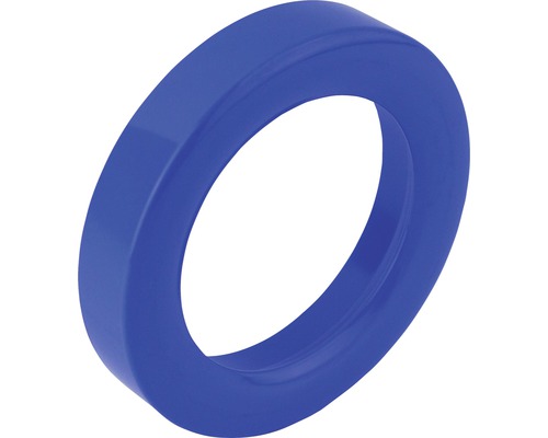 Poignée de meuble en plastique lilas, distance entre les trous 64 mm, Lxh 75/14 mm Joint d''étanchéité rond