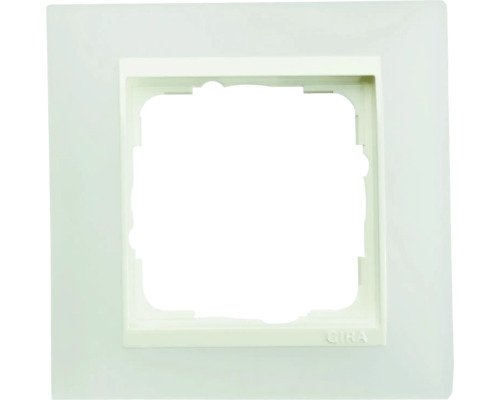 Plaque d'interrupteur simple encadrement Gira Event Opak blanc