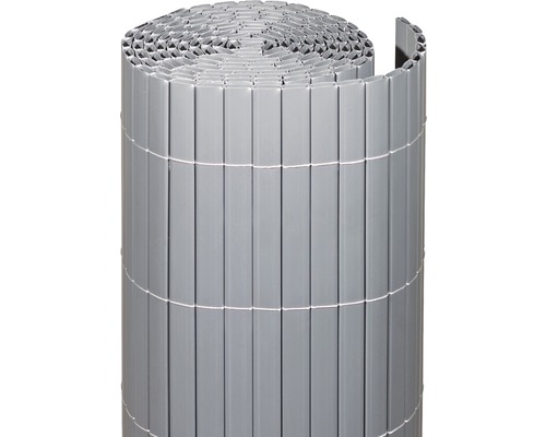 Brise-vue videx Rügen PVC 300 x 90 cm aluminium Brise-vue en plastique enroulé