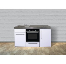 Cuisines Stengel kitchenette avec appareils Premiumline 160 cm blanc brillant prémontée variante gauche 1016010668100
