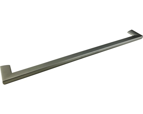 Möbelgriff Metall matt/nickel Lochabstand 320 mm LxH 333/37 mm
