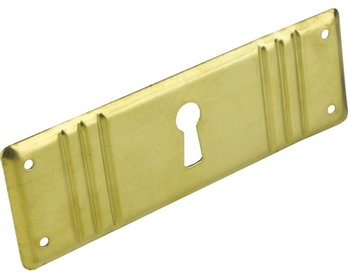 Schlüsselschild Metall glanz/gold LxBxH 96/32/2 mm