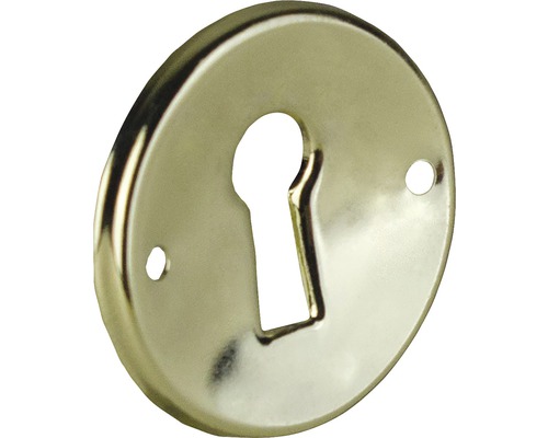 Schlüsselschild Metall glanz/gold LxBxH 30/30/2 mm