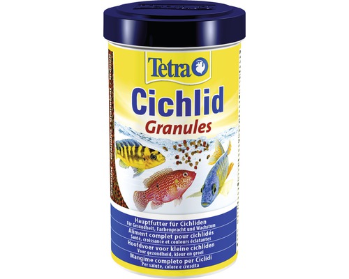 Tetra Nourriture pour poissons Cichlidés Granulés 500 ml