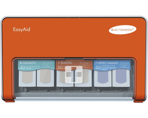 Actionmedic EasyAid Pflasterspender mit wasserabweisenden und elastischen Pflastern