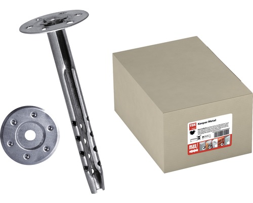 Cheville pour matériau isolant TOX Keeper Metal avec emballage