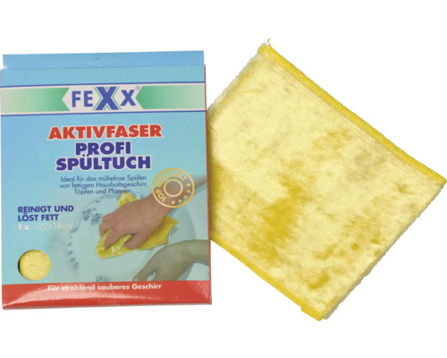 Chiffon de rinçage aux fibres actives Bümag FEXX Chiffon à vaisselle professionnel à fibres actives avec emballage