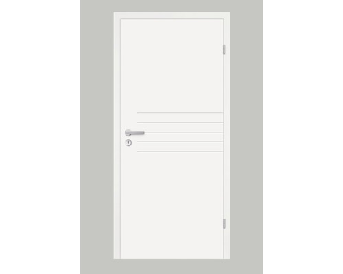 Porte intérieure Pertura Perla 06 laque blanche (semblable à RAL 9010) 73,5x198,5 droite