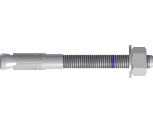 Boulon d'ancrage Tox S-Fix Pro M12x150/54, 25 pièces Ancre métallique avec filetage, écrou et rondelle