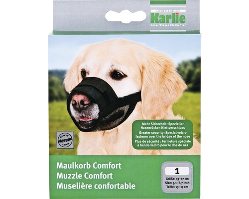 Karlie Muselière Confort taille 1 pour chiens, 13 à 17 centimètres