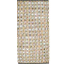 Tapis rectangulaire avec motif tissé
