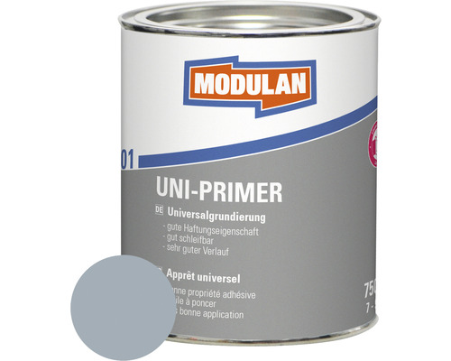 Sous-couche MODULAN 6001 Uni RAL 7001 gris argent 750 ml