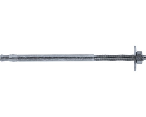 Boulon d'ancrage Tox Slim Fix M12x240/146+161, 20 pièces Ancre métallique lourde avec écrou et rondelle