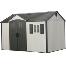 Abri de jardin avec double porte et fenêtre