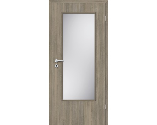 Innentür mit Lichtausschnitt und Holzoptik