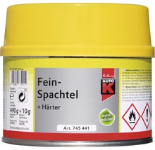 Mastic fin avec durcisseur en pot