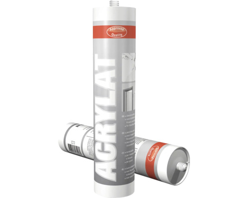 Cartouche de mastic acrylique pour sceller joints et fissures