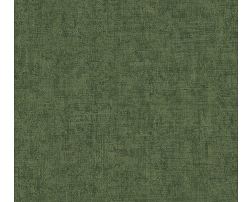 Nahaufnahme einer grünen Textiltapete mit subtiler Textur