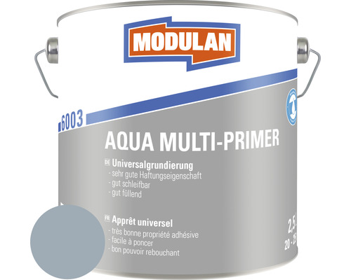 MODULAN 6003 Aqua Multi-Primer Grundierung RAL 7001 silbergrau 2,5 L