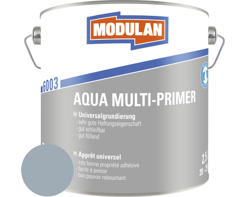 Sous-couche MODULAN 6003 Aqua Multi RAL 7001 gris argent 2,5 l