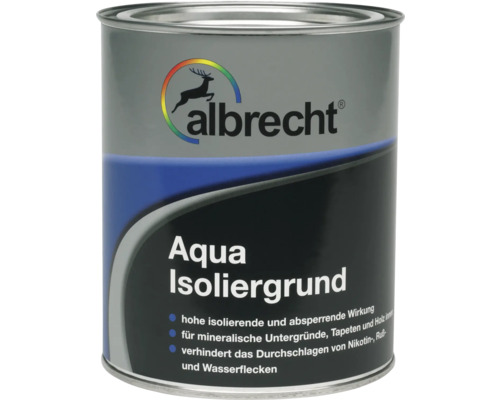 Albrecht Aqua Isoliergrund Sperrgrund weiß matt 2,5 l