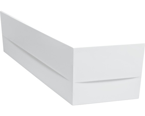 Tablier frontal OTTOFOND tablier latéral Quito droite pour baignoire blanc 870401 Cornière d''angle blanche