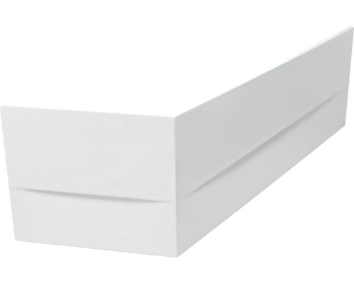 Tablier frontal OTTOFOND tablier latéral Quito gauche pour baignoire blanc 870201 Pièce d''extrémité blanche pour plinthe