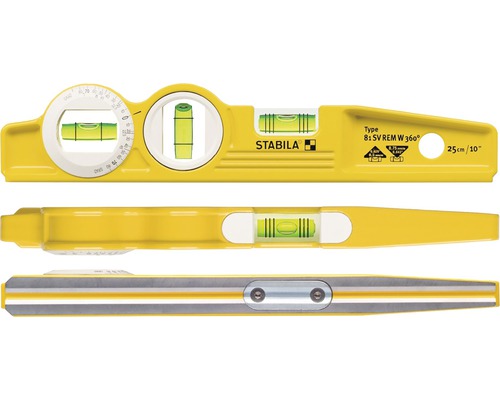 Stabila Wasserwaage, 25 cm Länge, zur präzisen Ausrichtung