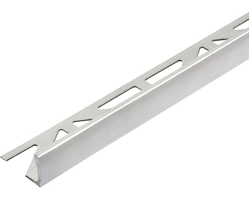 Profilé d'angle de finition Dural Durosol 11 mm longueur 250 cm aluminium naturel
