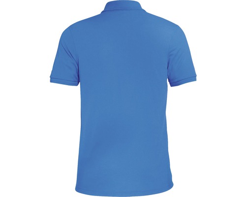 Polo bleu clair vu de dos