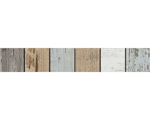 Frise en céramique Woodstock antique 2 4,8x29,8 cm Motifs de revêtement de sol en bois avec différents designs