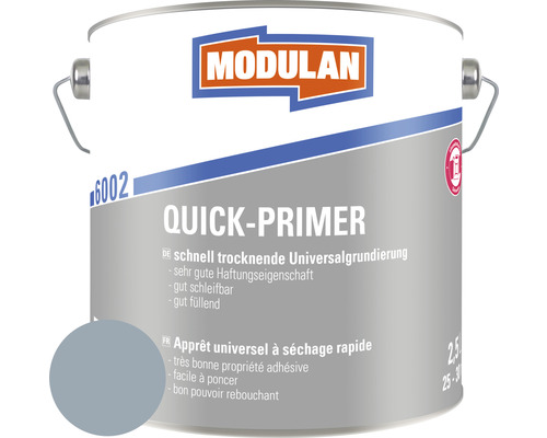 Sous-couche MODULAN 6002 Quick RAL7001 gris argent 2,5 l