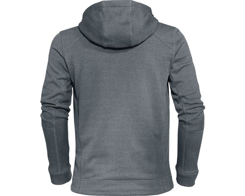 Sweat à capuche gris, vue arrière.