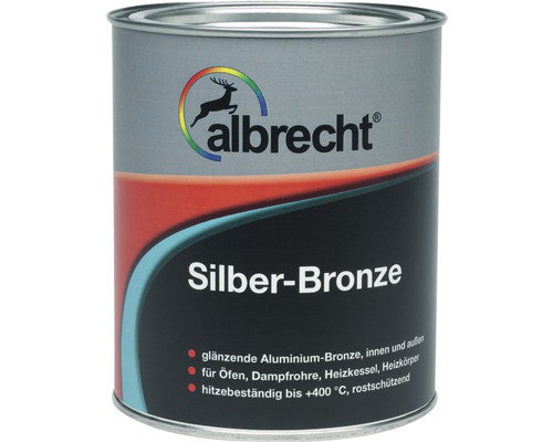 Peinture de four Argent-Bronze Albrecht jusqu'à 400 °C 125 ml