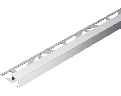 Profilé de finition rectangulaire Dural Squareline 10 mm longueur 250 cm aluminium naturel