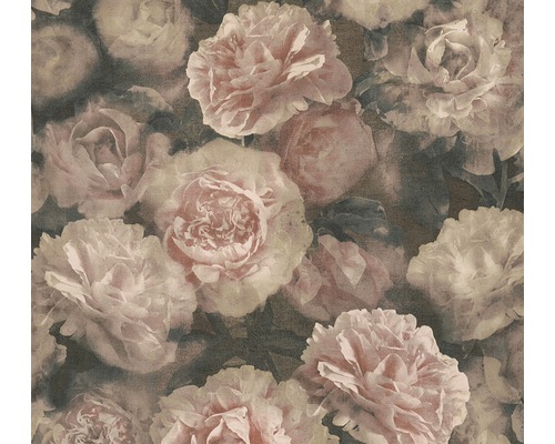 Vliestapete 37402-2 Neue Bude - Edition II Rose Tapete mit Rosenmuster