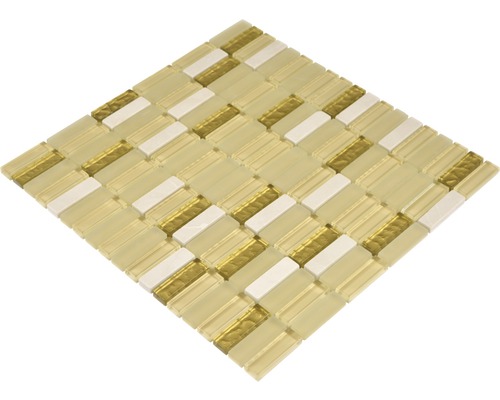 Mosaikfliese mit Glasoberfläche