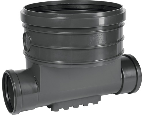 Fond du puits droit DN 400 mm / 160 mm Raccord en T pour installation d''eaux usées